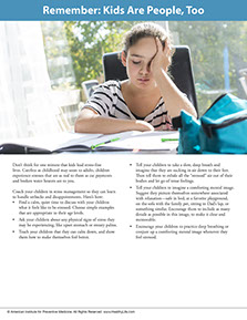 A Year of Health Hints. Published by the American Institute for Preventive Medicine. Page from A Year of Health Hints book by the American Institute for Preventive Medicine. www.HealthyLife.com. All rights reserved.