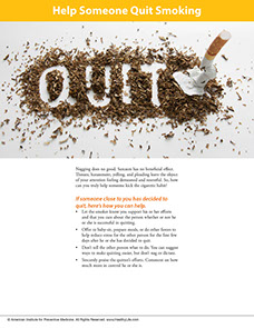 Page from A Year of Health Hints book by the American Institute for Preventive Medicine. www.HealthyLife.com. All rights reserved.