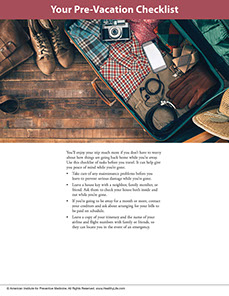 Page image from A Year of Health Hints book by the American Institute for Preventive Medicine. www.HealthyLife.com. All rights reserved.