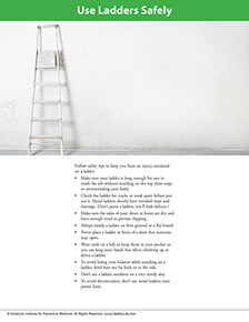 A Year of Health Hints book by the American Institute for Preventive Medicine. www.HealthyLife.com. All rights reserved.