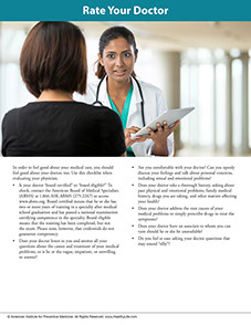 Page from A Year of Health Hints book by the American Institute for Preventive Medicine. www.HealthyLife.com. All rights reserved.