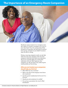 Page from A Year of Health Hints book by the American Institute for Preventive Medicine. www.HealthyLife.com. All rights reserved.