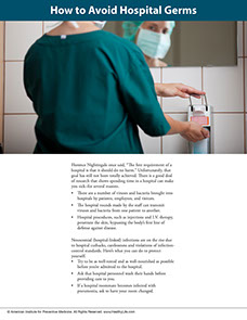 Page from A Year of Health Hints book by the American Institute for Preventive Medicine. www.HealthyLife.com. All rights reserved.