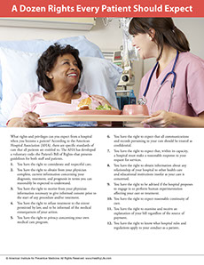 A Year of Health Hints. Published by the American Institute for Preventive Medicine. Page from A Year of Health Hints book by the American Institute for Preventive Medicine. www.HealthyLife.com. All rights reserved.