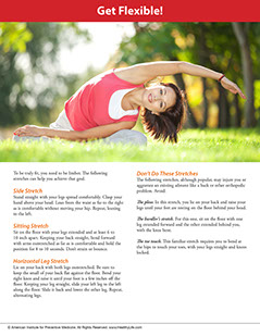 Page image from A Year of Health Hints book by the American Institute for Preventive Medicine. www.HealthyLife.com. All rights reserved.