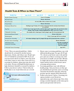 Page from the Healthier at Home book by the American Institute for Preventive Medicine. www.HealthyLife.com. All rights reserved.