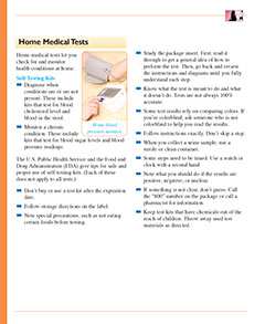 Page from the Healthier at Home book by the American Institute for Preventive Medicine. www.HealthyLife.com. All rights reserved.
