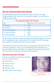 Page from HealthyLife Weigh book by the American Institute for Preventive Medicine. www.HealthyLife.com. All rights reserved.