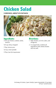 Page from HealthyLife Weigh Recipe book by the American Institute for Preventive Medicine. www.HealthyLife.com. All rights reserved.