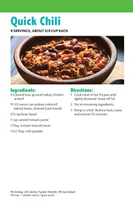 Page from HealthyLife Weigh Recipe book by the American Institute for Preventive Medicine. www.HealthyLife.com. All rights reserved.