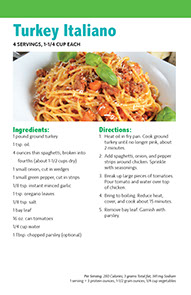 HealthyLife Weigh, Recipe. Published by the American Institute for Preventive Medicine. Page from HealthyLife Weigh Recipe book by the American Institute for Preventive Medicine. www.HealthyLife.com. All rights reserved.