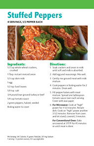 Page from HealthyLife Weigh Recipe book by the American Institute for Preventive Medicine. www.HealthyLife.com. All rights reserved.