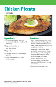 Page from HealthyLife Weigh Recipe book by the American Institute for Preventive Medicine. www.HealthyLife.com. All rights reserved.