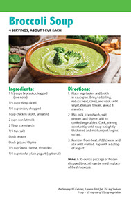 Page from HealthyLife Weigh Recipe book by the American Institute for Preventive Medicine. www.HealthyLife.com. All rights reserved.