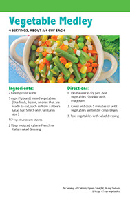 Page from HealthyLife Weigh Recipe book by the American Institute for Preventive Medicine. www.HealthyLife.com. All rights reserved.