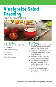 Page from HealthyLife Weigh Recipe book by the American Institute for Preventive Medicine. www.HealthyLife.com. All rights reserved.