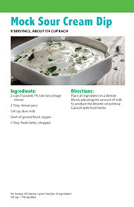 Page from HealthyLife Weigh Recipe book by the American Institute for Preventive Medicine. www.HealthyLife.com. All rights reserved.