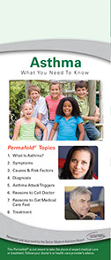 Asthma brochure by the American Institute for Preventive Medicine. www.HealthyLife.com. All rights reserved.
