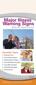 Cover image to the Major Illness Warnings brochure by the American Institute for Preventive Medicine. www.HealthyLife.com. All rights reserved.
