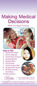 Cover image to the Making Medical Decision brochure by the American Institute for Preventive Medicine. www.HealthyLife.com. All rights reserved.