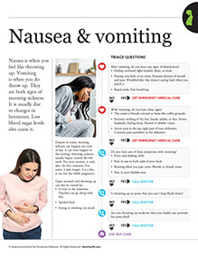 Prenatal Self-Care book by the American Institute for Preventive Medicine. www.HealthyLife.com. All rights reserved.