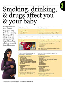 Prenatal Self-Care book by the American Institute for Preventive Medicine. www.HealthyLife.com. All rights reserved.