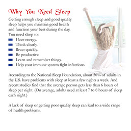 HealthyLife SleepWell by the American Institute for Preventive Medicine. www.HealthyLife.com. All rights reserved.