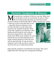 Systematic Stress Management. Published by the American Institute for Preventive Medicine. Page from the Systematic Stress Management book by the American Institute for Preventive Medicine. www.HealthyLife.com. All rights reserved.