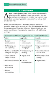 Systematic Stress Management. Published by the American Institute for Preventive Medicine. Page from the Systematic Stress Management book by the American Institute for Preventive Medicine. www.HealthyLife.com. All rights reserved.