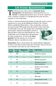 Systematic Stress Management. Published by the American Institute for Preventive Medicine. Page from the Systematic Stress Management book by the American Institute for Preventive Medicine. www.HealthyLife.com. All rights reserved.