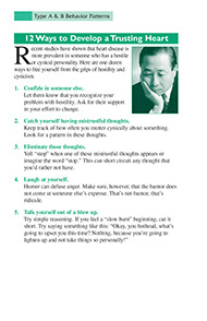 Page from the Systematic Stress Management book by the American Institute for Preventive Medicine. www.HealthyLife.com. All rights reserved.