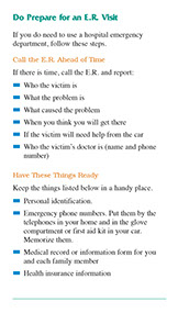 First Aid WiseGuide book by the American Institute for Preventive Medicine. www.HealthyLife.com. All rights reserved.