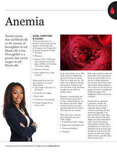 Women's Self-Care book by the American Institute for Preventive Medicine. www.HealthyLife.com. All rights reserved.