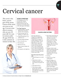 Women's Self-Care book by the American Institute for Preventive Medicine. www.HealthyLife.com. All rights reserved.