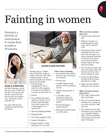 Women's Self-Care book by the American Institute for Preventive Medicine. www.HealthyLife.com. All rights reserved.