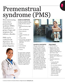 Women's Self-Care book by the American Institute for Preventive Medicine. www.HealthyLife.com. All rights reserved.