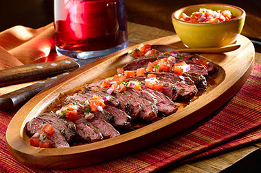 Image of Argentinian grilled steak.