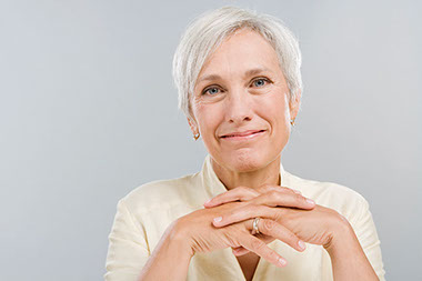 Image of older women smiling.